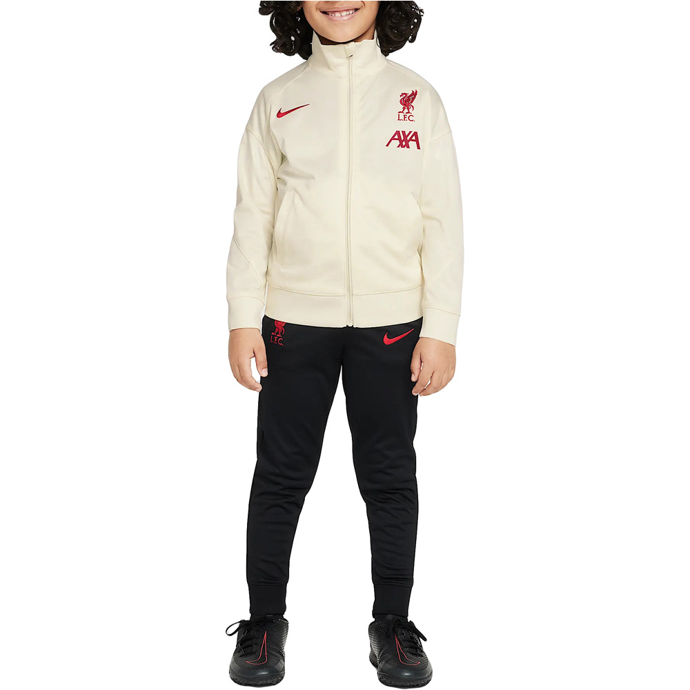 Nike chandal fútbol de equipos oficiales niño LIVERPOOL 25 LK NK DFSTRK TRK SUIT K SE vista frontal