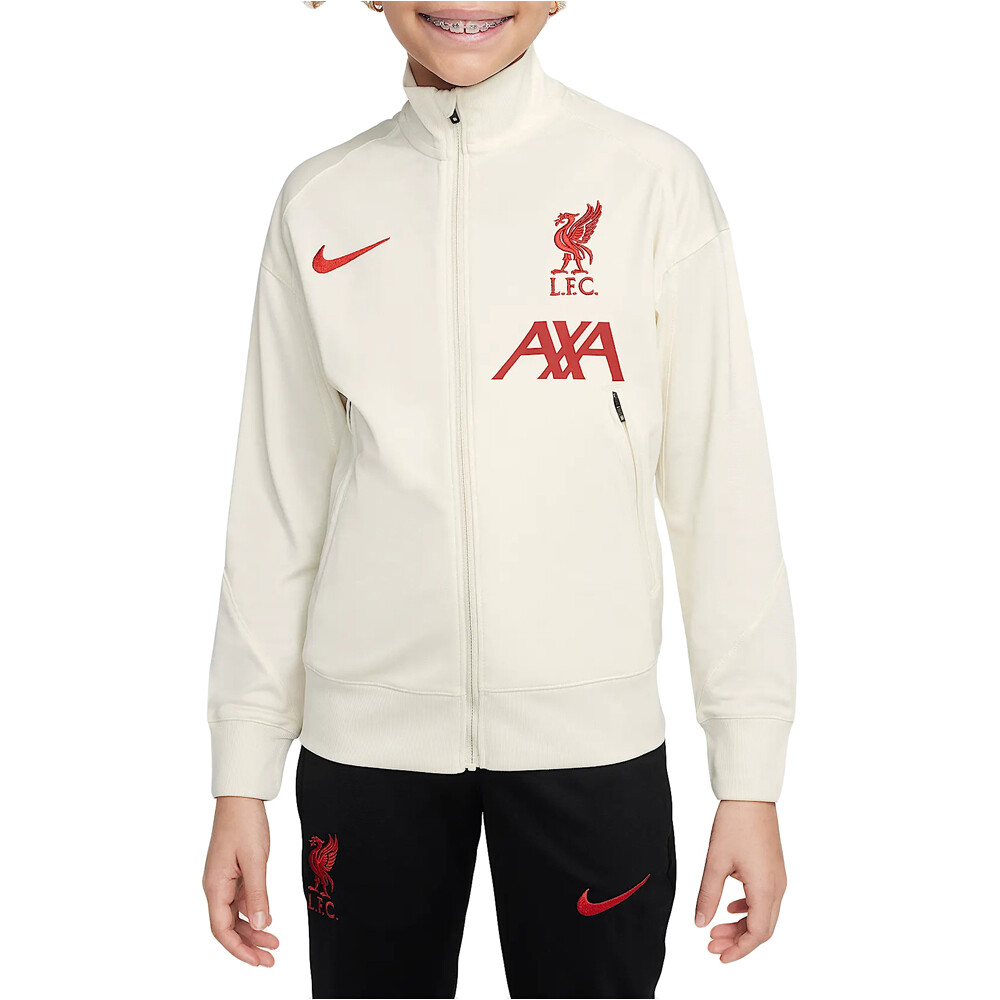 Nike chandal fútbol de equipos oficiales niño LIVERPOOL 25 Y NK DF STRK TRK SUIT K SE vista frontal