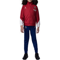 Nike chandal fútbol de equipos oficiales niño PSG 25 LKNK DF STRK TRK SUIT K4TH vista frontal
