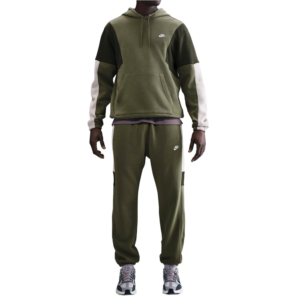 Nike chándal hombre M NK CLUB FLEECE HDED TRACK GX vista frontal