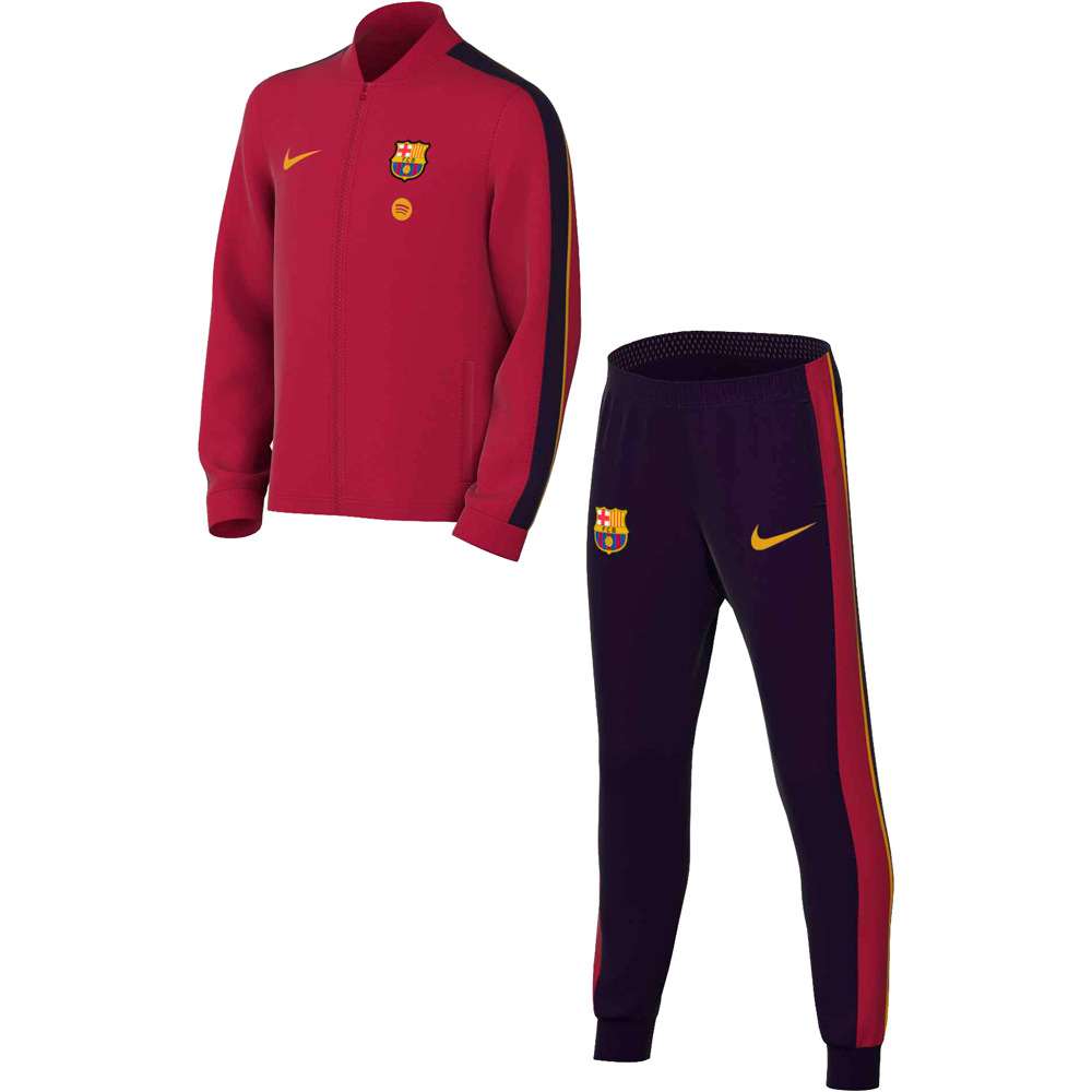 Nike chándal junior FCB LKNK DF STRK TRK SUIT K vista frontal