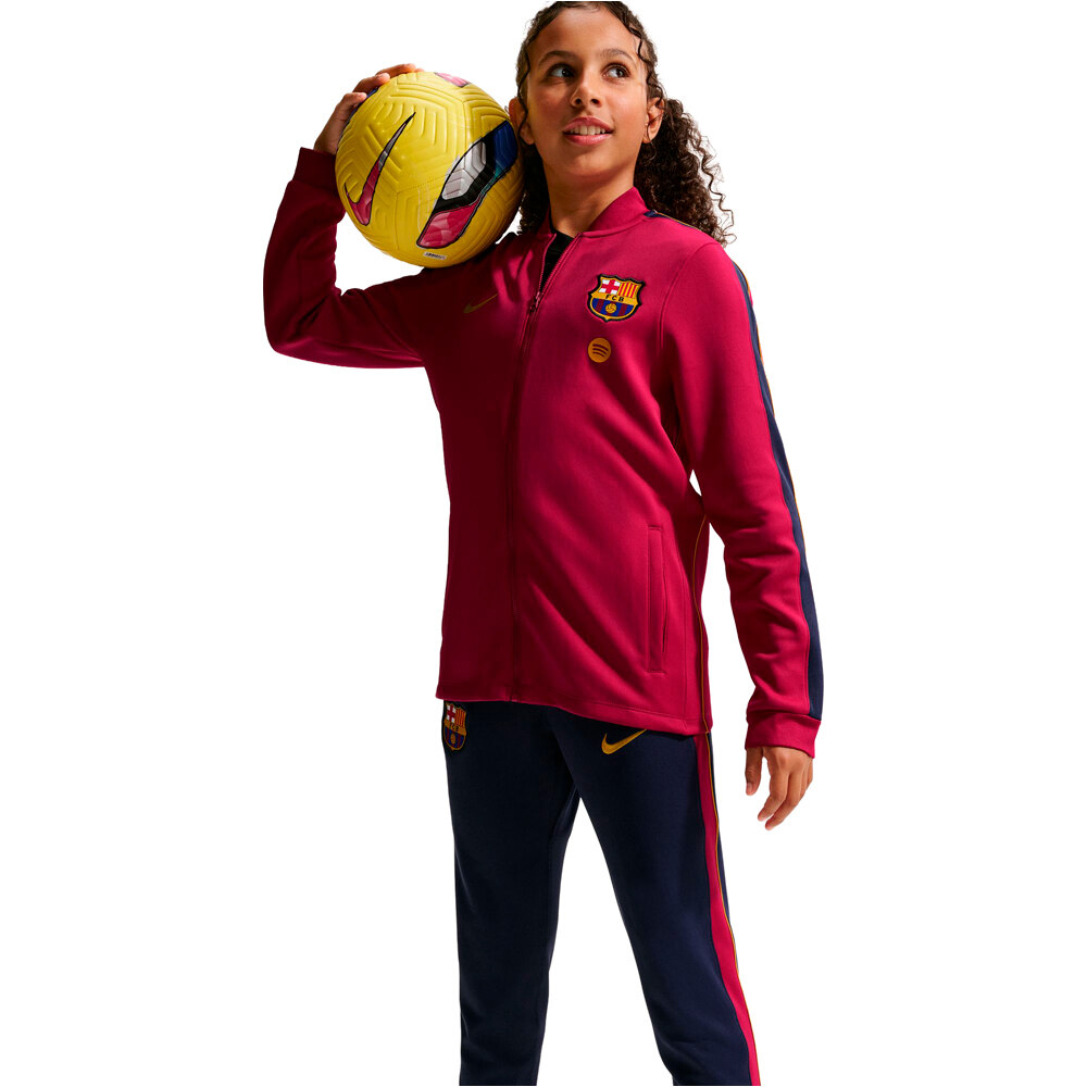 Nike chándal niño FCB Y NK DF STRK TRK SUIT K vista detalle
