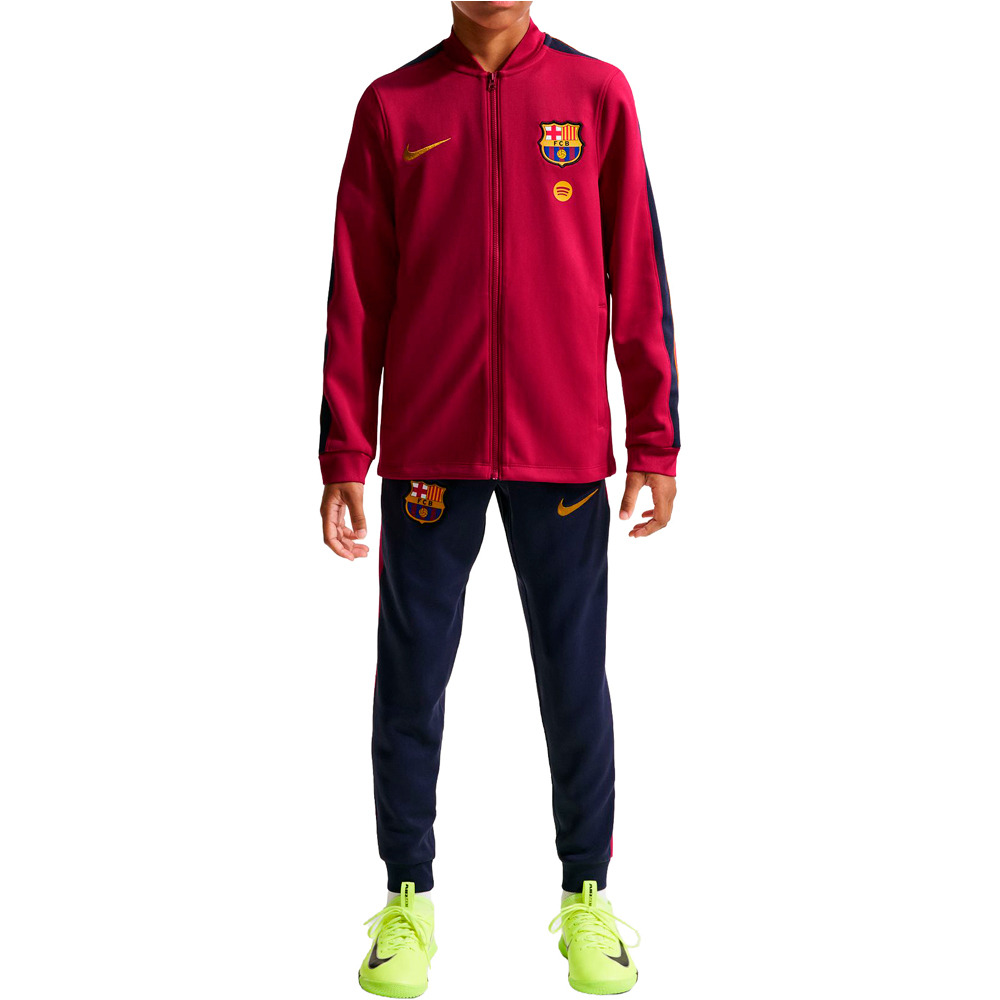 Nike chándal niño FCB Y NK DF STRK TRK SUIT K vista frontal