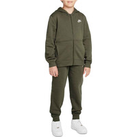 Nike chándal niño K NSW CLUB FLC FZ TRACKSUIT vista frontal