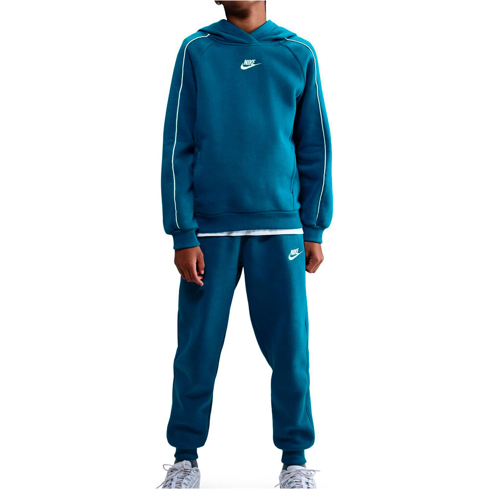 Nike chándal niño K NSW CLUB FLC HDY TRACKSUIT vista frontal