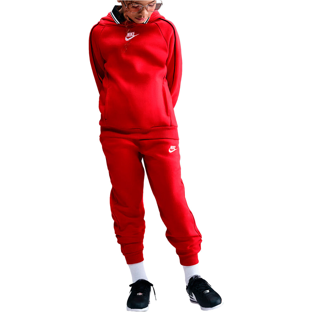 Nike chándal niño K NSW CLUB FLC HDY TRACKSUIT vista frontal