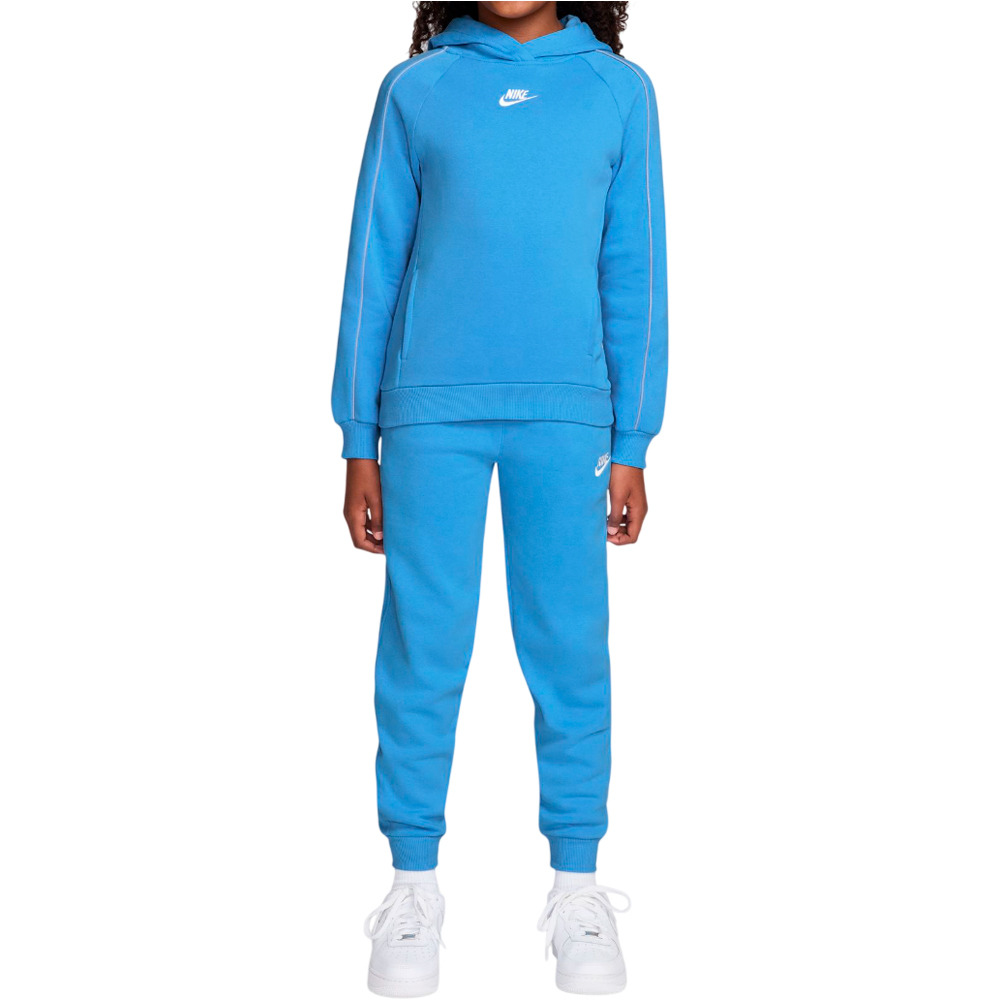 Nike chándal niño K NSW CLUB FLC HDY TRACKSUIT vista frontal