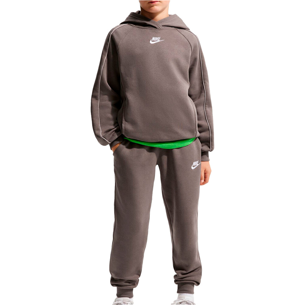 Nike chándal niño K NSW CLUB FLC HDY TRACKSUIT vista frontal