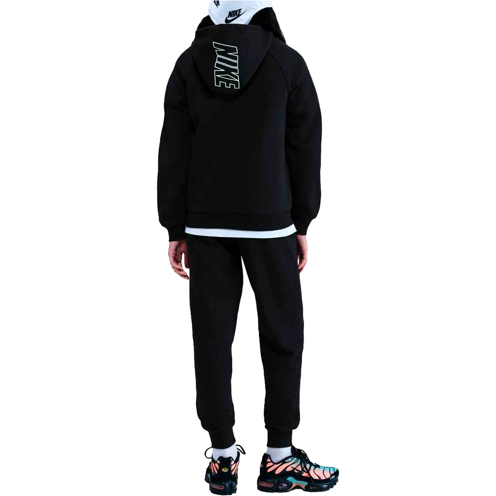 Nike chándal niño K NSW CLUB FLC HDY TRACKSUIT vista trasera