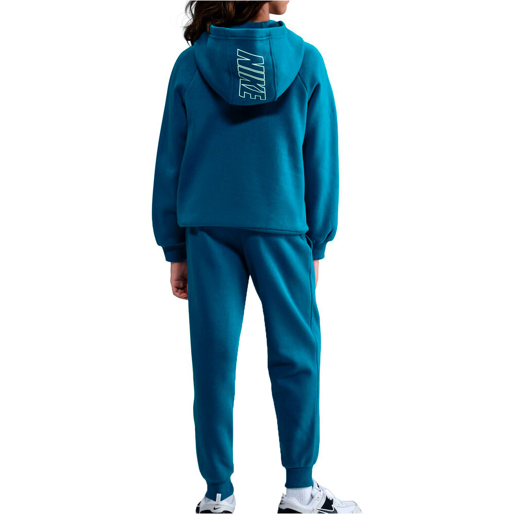Nike chándal niño K NSW CLUB FLC HDY TRACKSUIT vista trasera