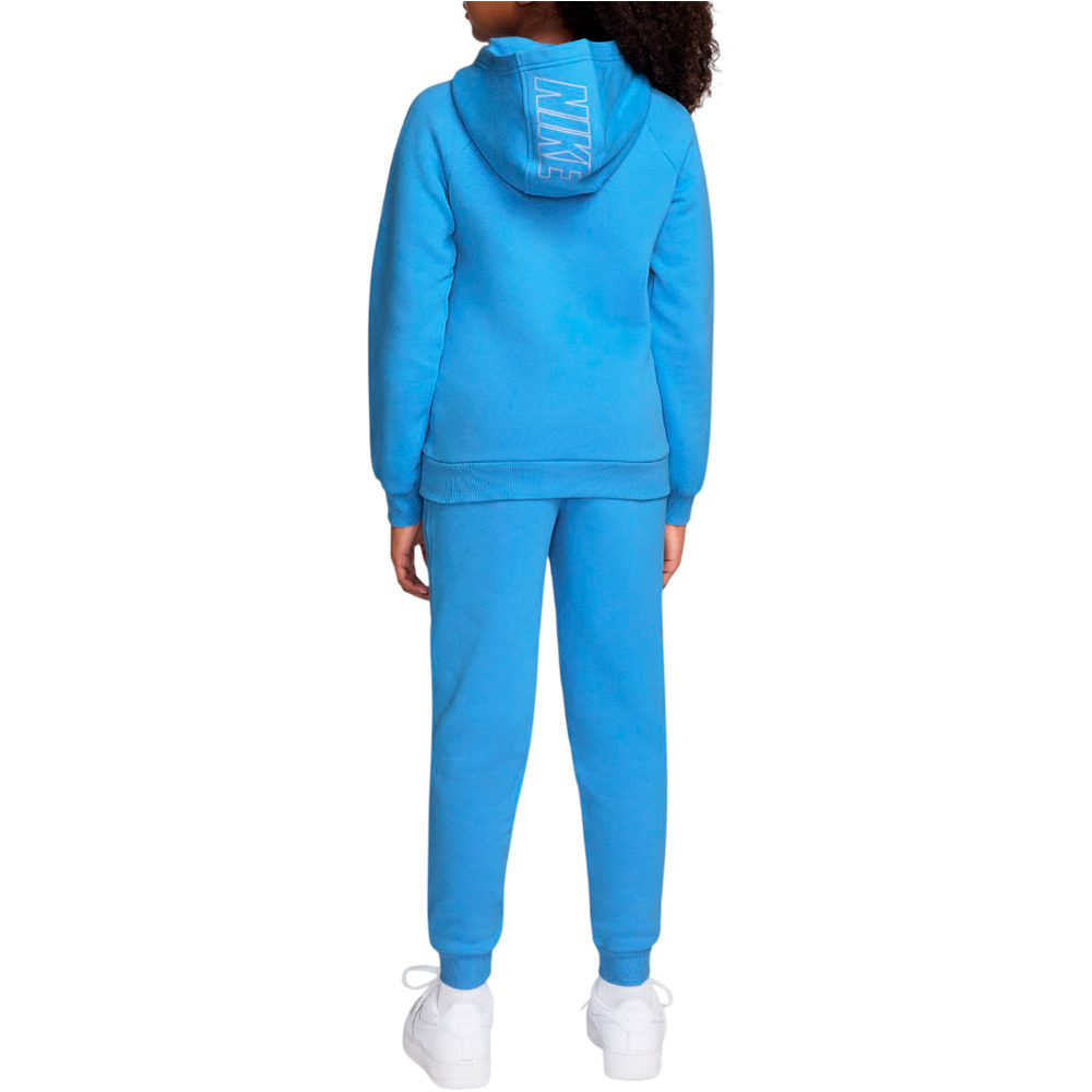 Nike chándal niño K NSW CLUB FLC HDY TRACKSUIT vista trasera