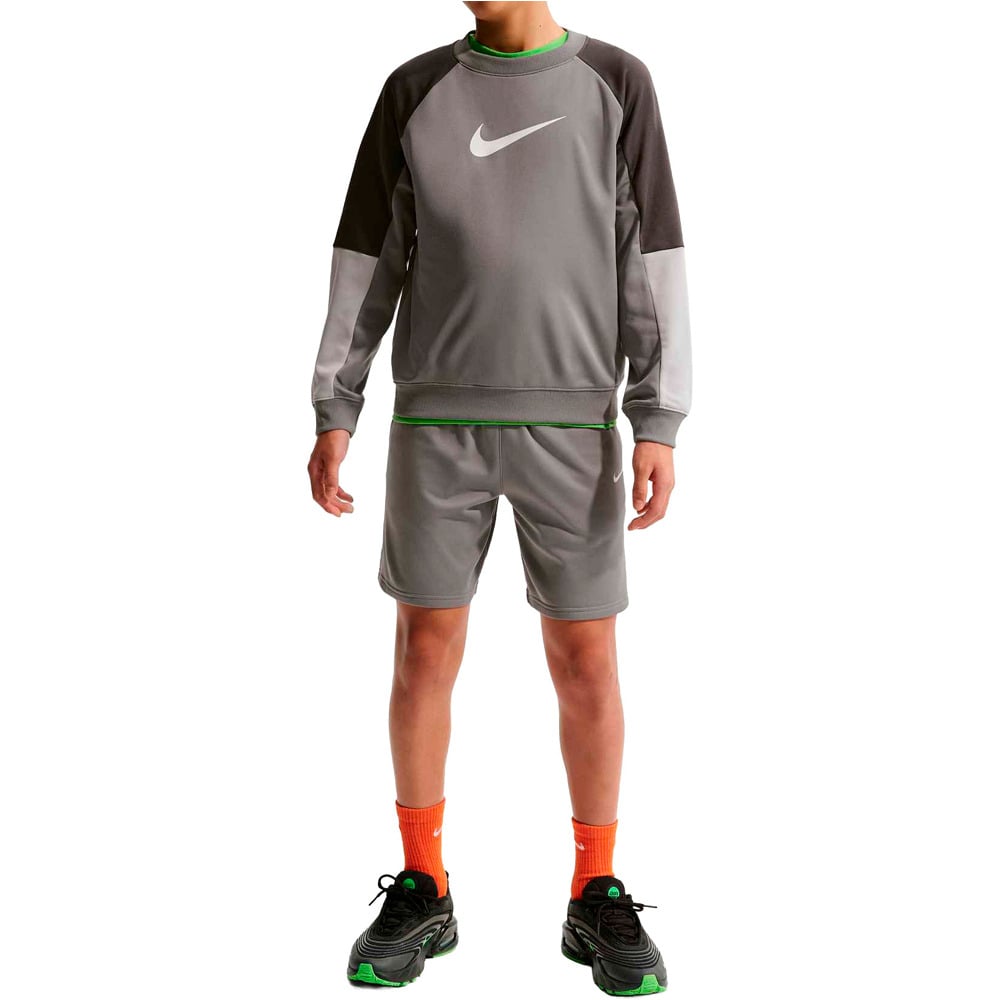 Nike chándal niño K NSW SHORTS TRACKSUIT CREW vista frontal