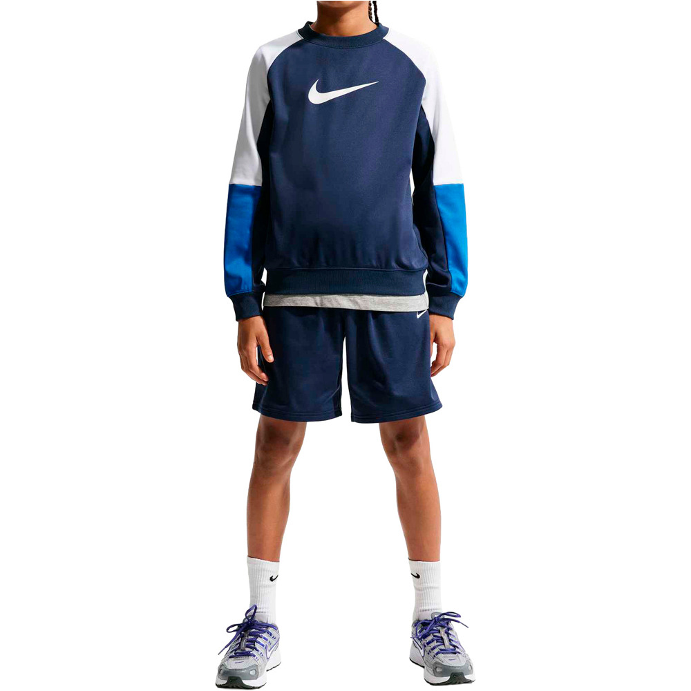 Nike chándal niño K NSW SHORTS TRACKSUIT CREW vista frontal