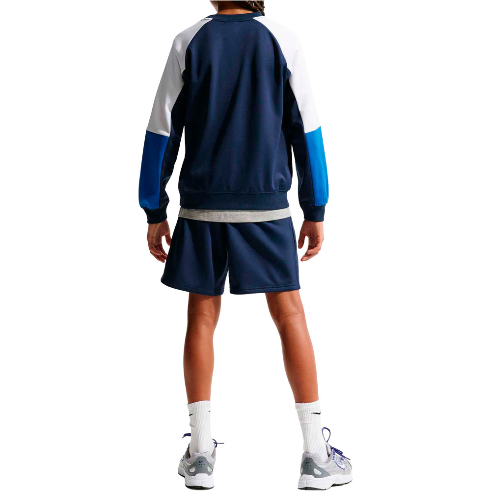 Nike chándal niño K NSW SHORTS TRACKSUIT CREW vista trasera