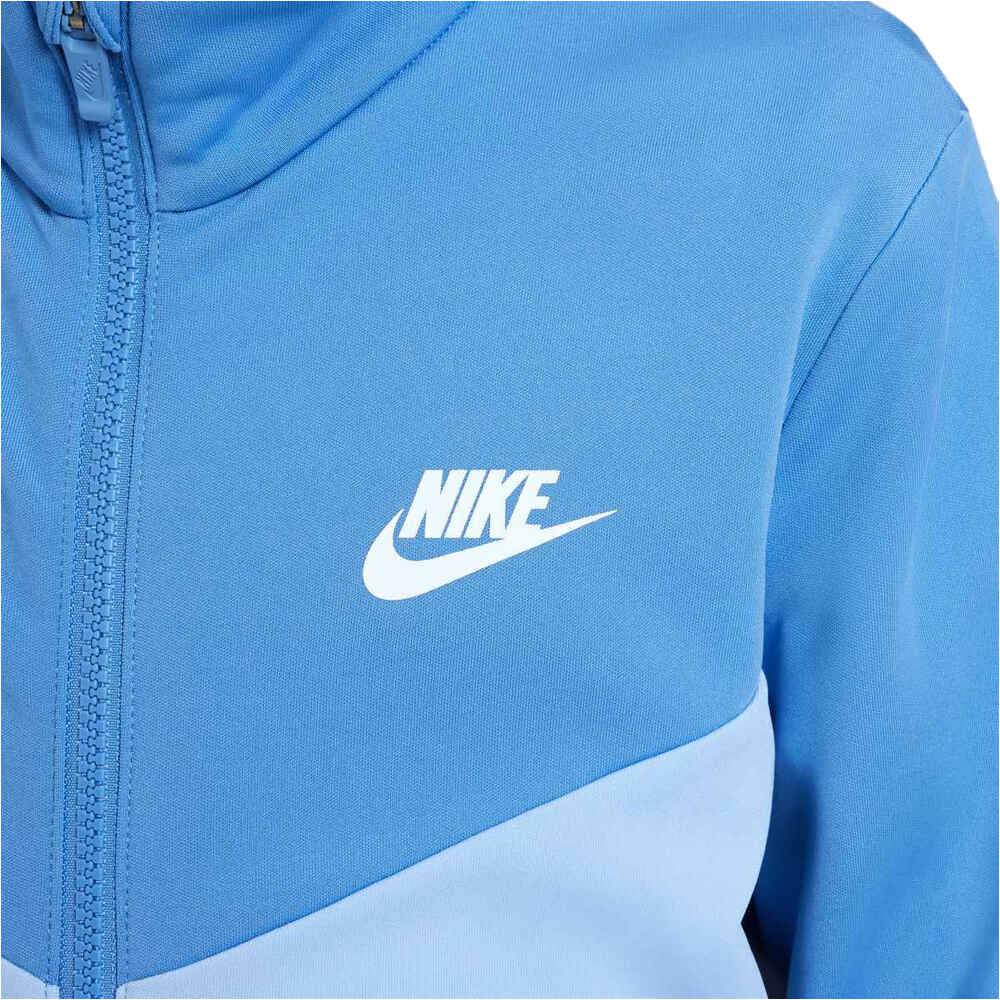 Nike chándal niño K NSW TRACKSUIT POLY FZ HBR vista detalle