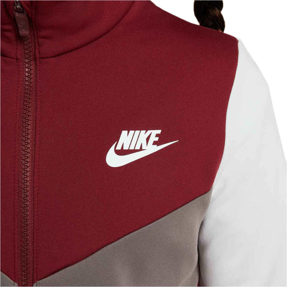 Nike chándal niño K NSW TRACKSUIT POLY FZ HBR vista detalle