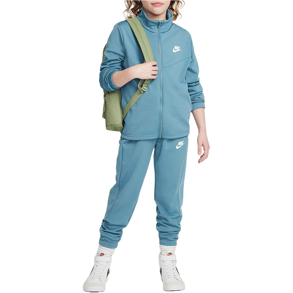 Nike chándal niño K NSW TRACKSUIT POLY FZ HBR vista frontal