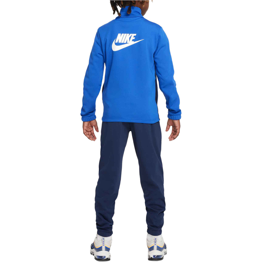 Nike chándal niño K NSW TRACKSUIT POLY FZ HBR vista trasera