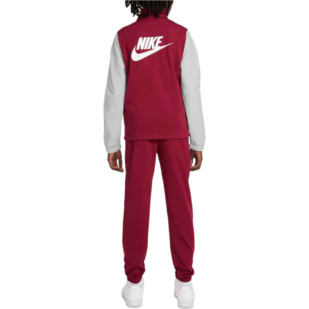 Nike chándal niño K NSW TRACKSUIT POLY FZ HBR vista trasera