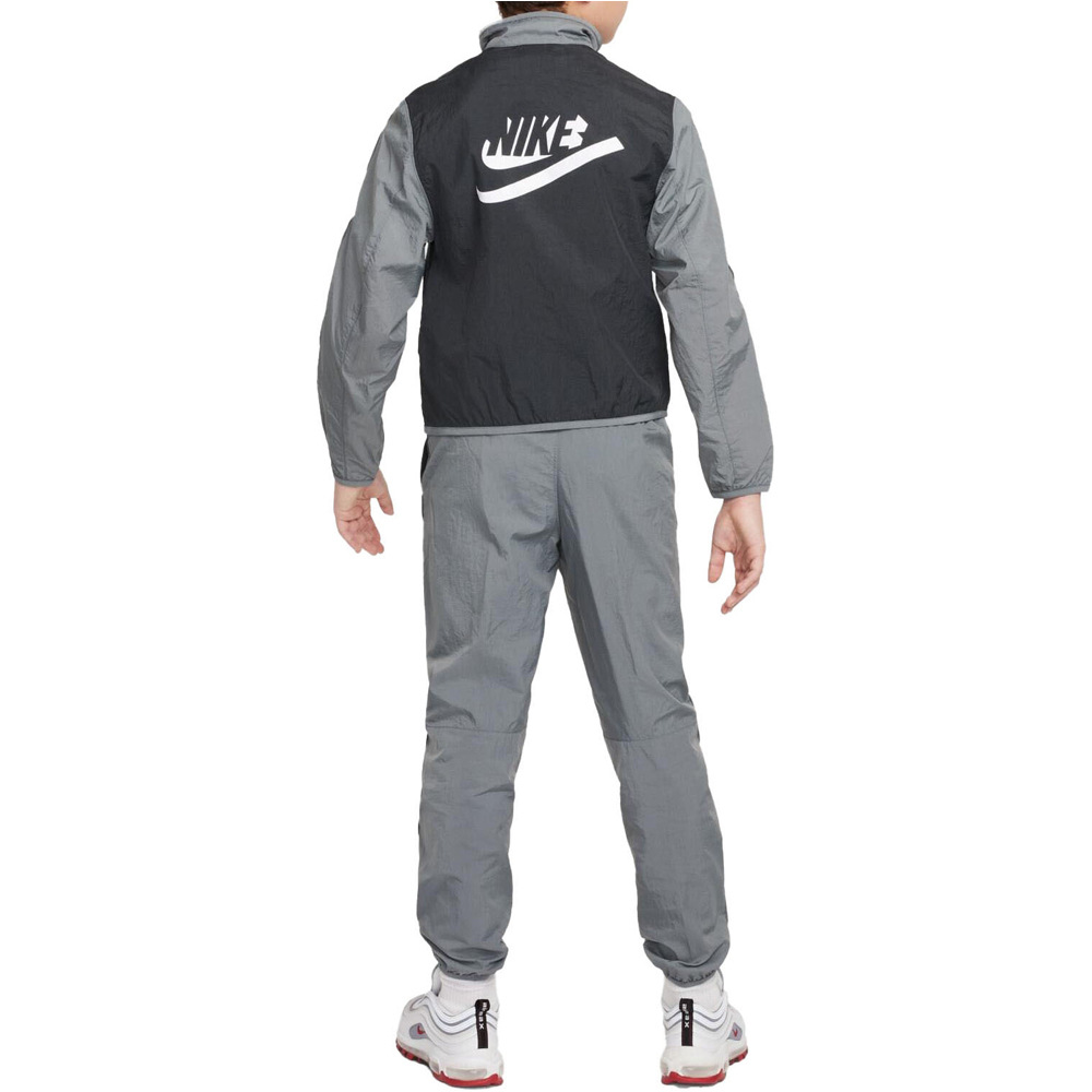 Nike chándal niño K NSW TRACKSUIT WVN QZ HBR vista trasera