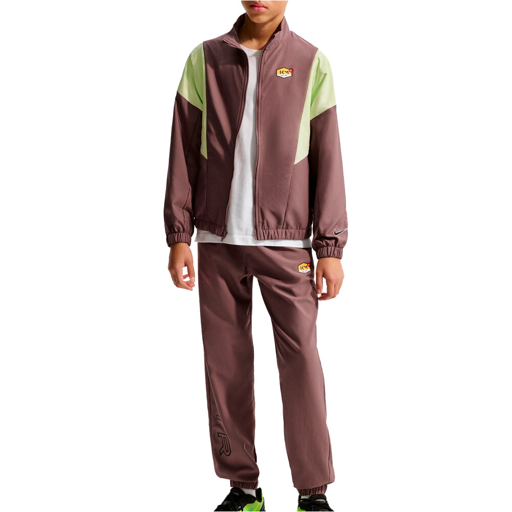 Nike chándal niño KM K NK TRACKSUIT WVN FZ vista frontal