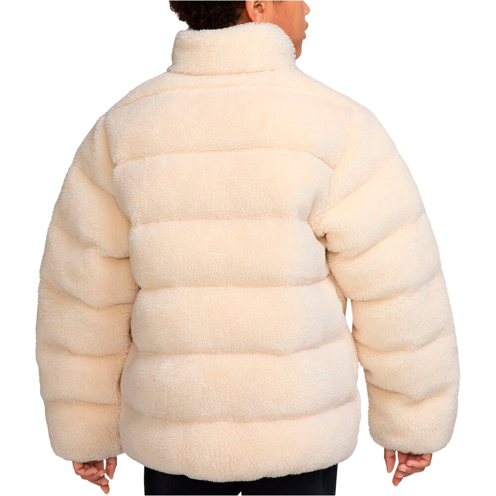 Nike chaqueta niña K NSW ADP TF PUFFER MTRL VNR vista trasera