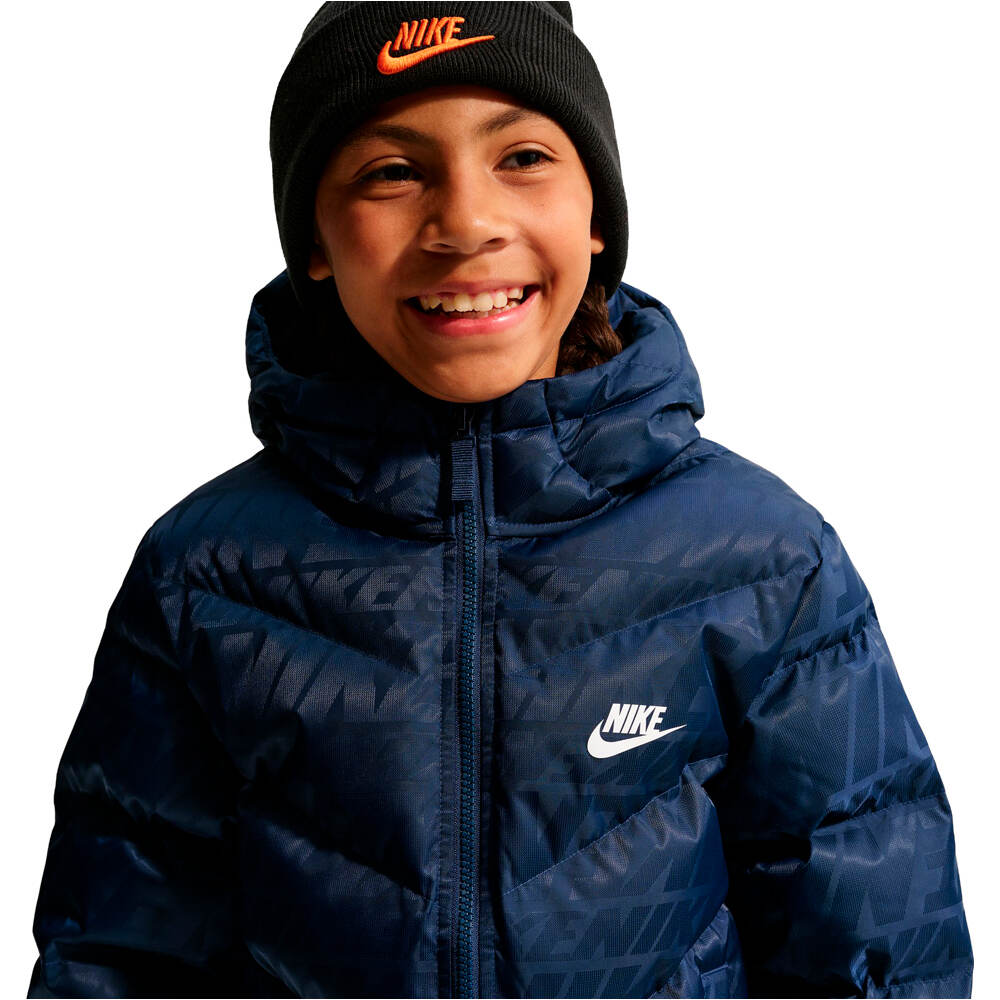 Nike chaqueta niño K NSW ADP TF PUFFER AOP vista detalle