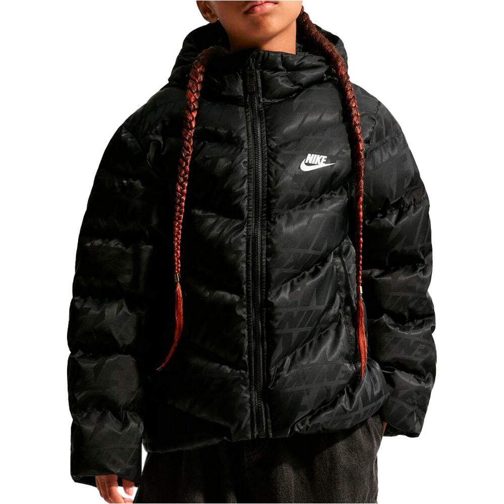 Nike chaqueta niño K NSW ADP TF PUFFER AOP vista frontal