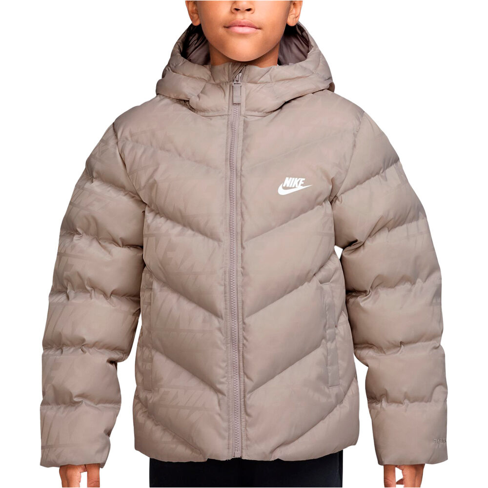 Nike chaqueta niño K NSW ADP TF PUFFER AOP vista frontal