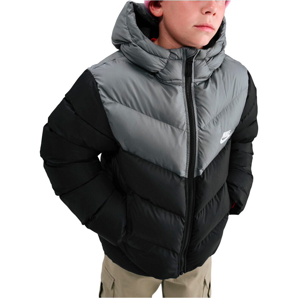 Nike chaqueta niño K NSW TF ADP PUFFER COLORBLOCK vista detalle