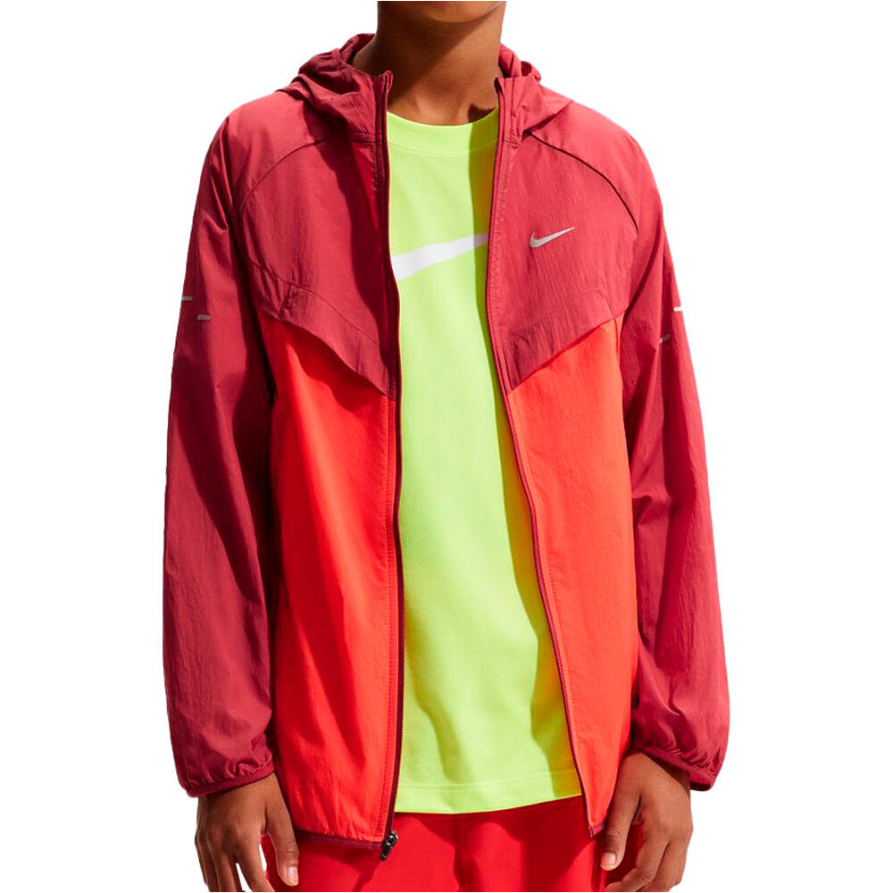 Nike Chaqueta Running Infantil K NK UV REPEL STRIDE JACKET vista detalle