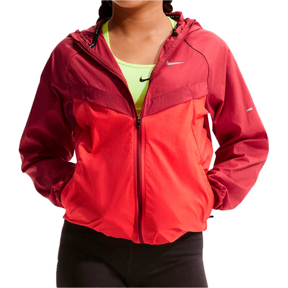 Nike Chaqueta Running Infantil K NK UV REPEL STRIDE JACKET vista frontal