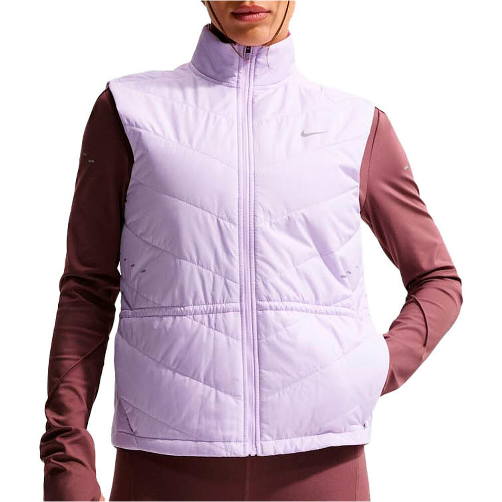Nike CHAQUETA RUNNING MUJER W NK SWIFT TF FILL VEST vista frontal