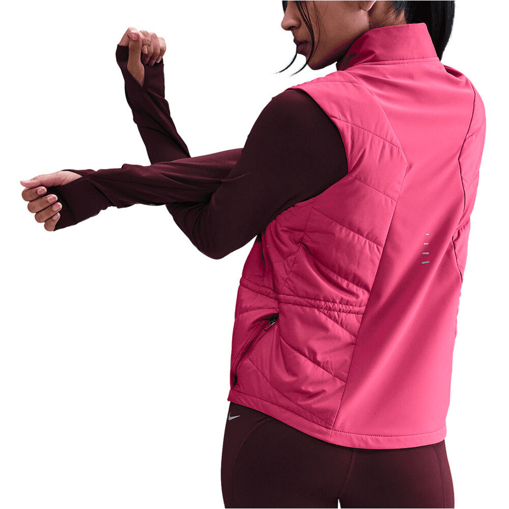 Nike Chaqueta Running Mujer W NK SWIFT TF FILL VEST vista trasera