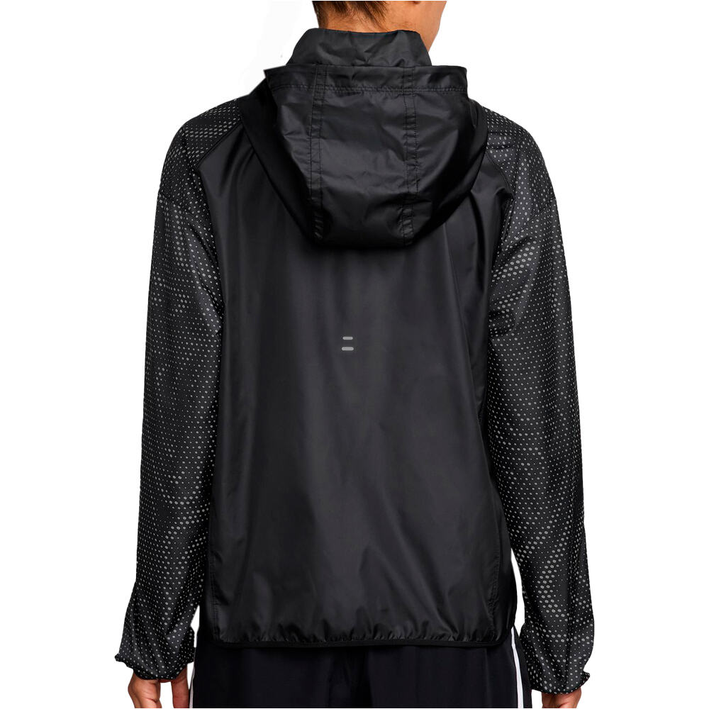 Nike CHAQUETA RUNNING MUJER W NK TEMPO REPEL FLASH JKT vista trasera