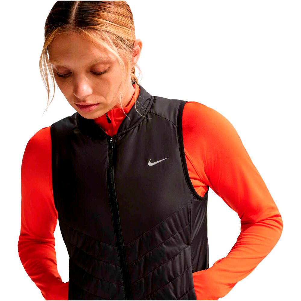 Nike Chaqueta Running Mujer W NK TEMPO RPL WRM VEST vista detalle
