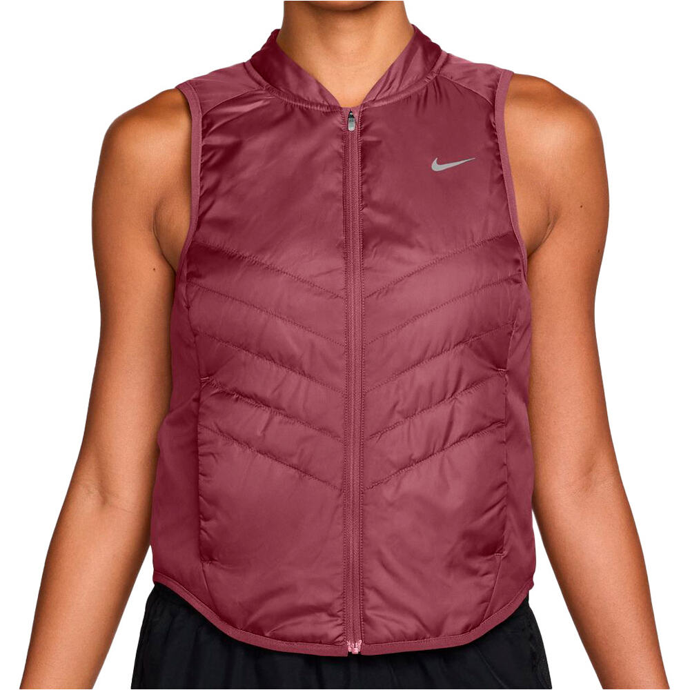 Nike Chaqueta Running Mujer W NK TEMPO RPL WRM VEST vista frontal