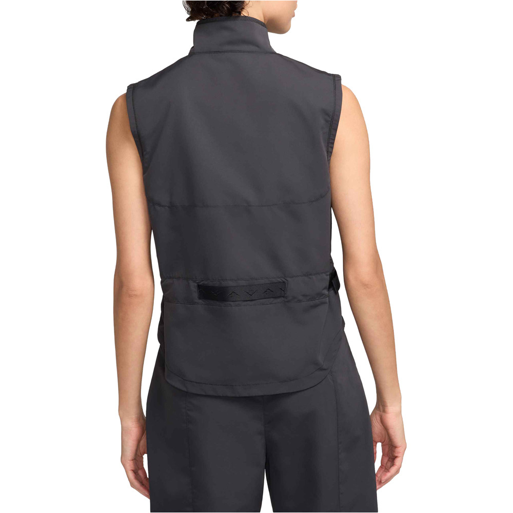 Nike CHAQUETA TRAIL RUNNING MUJER W NK TRAIL REPEL VEST vista trasera