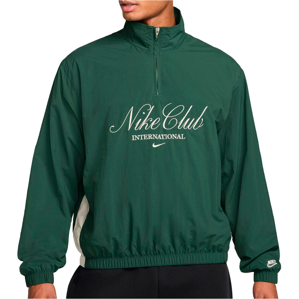 Nike chaquetas hombre M M NK CLUB HZ JKT NCC vista frontal