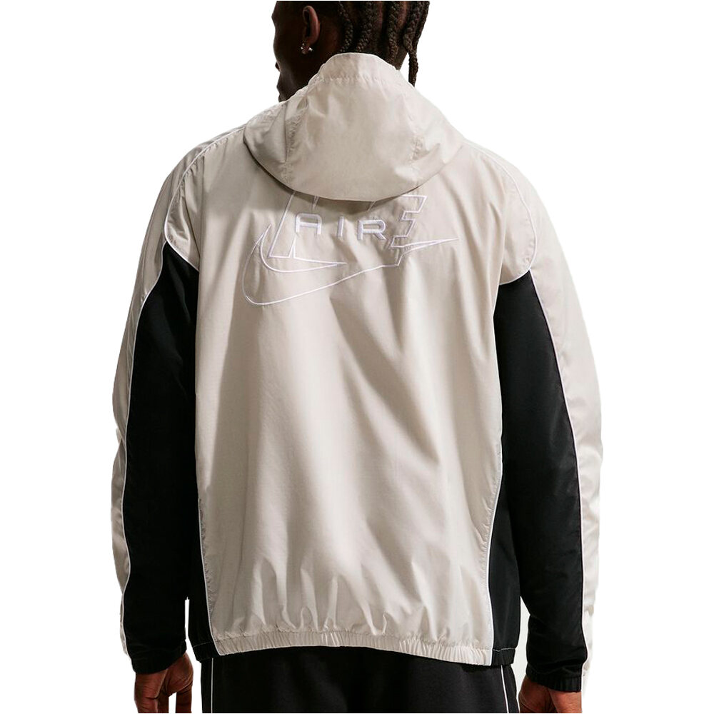 Nike chaquetas hombre M NK AIR FZ HYBRID UTL JKT HD vista trasera