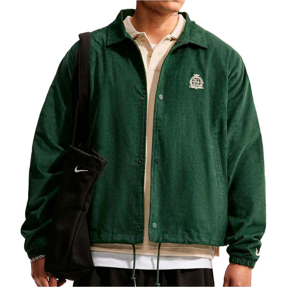 Nike chaquetas hombre M NK CLUB CORD COACHES JKT NCC vista frontal