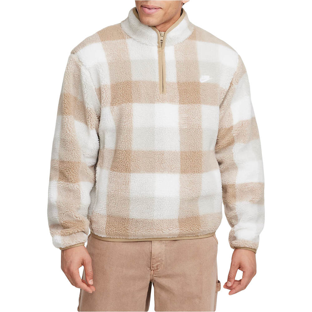 Nike chaquetas hombre M NK CLUB SSNL WNTRZD AOP HZ vista frontal