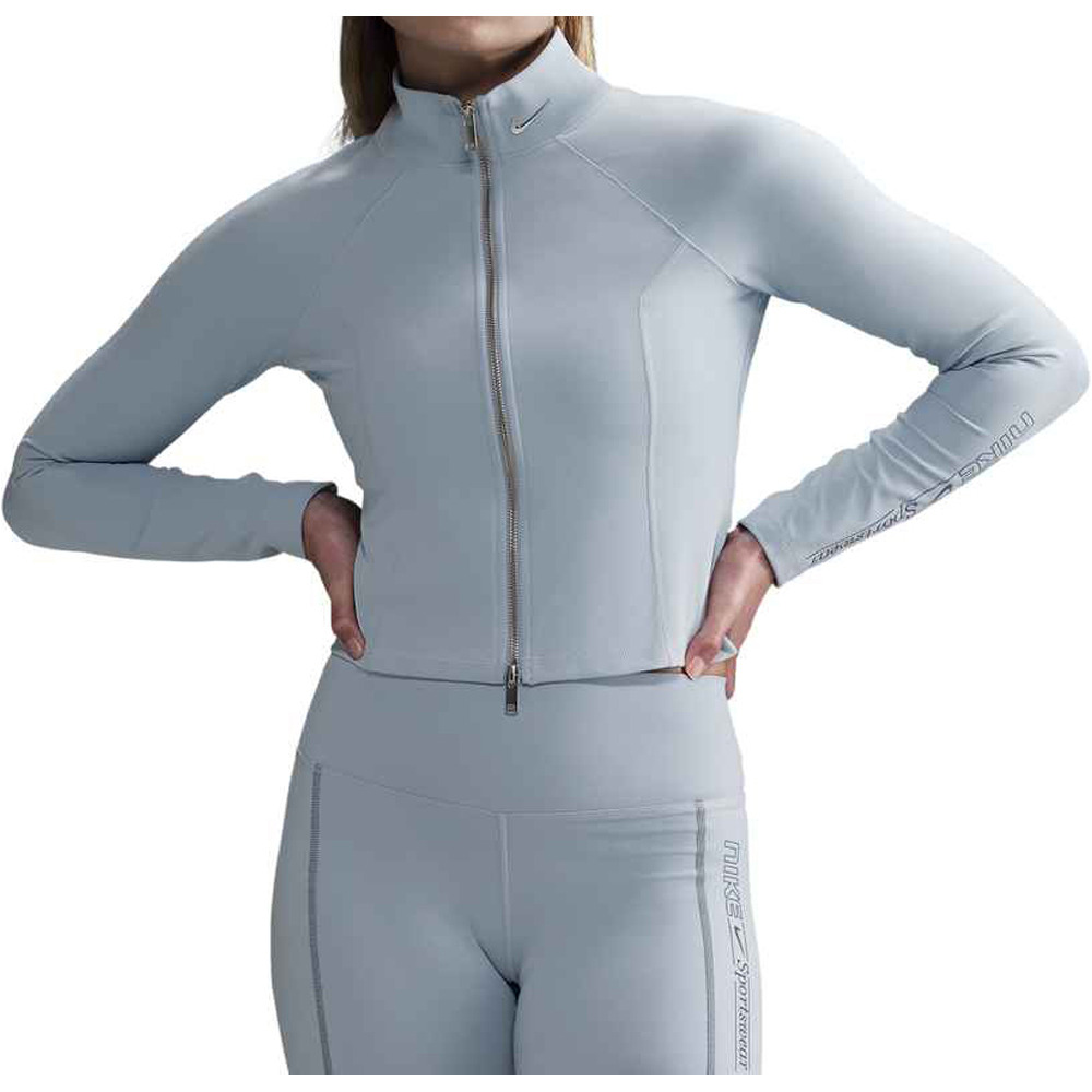 Nike chaquetas mujer W NSW JACKET GLS vista frontal