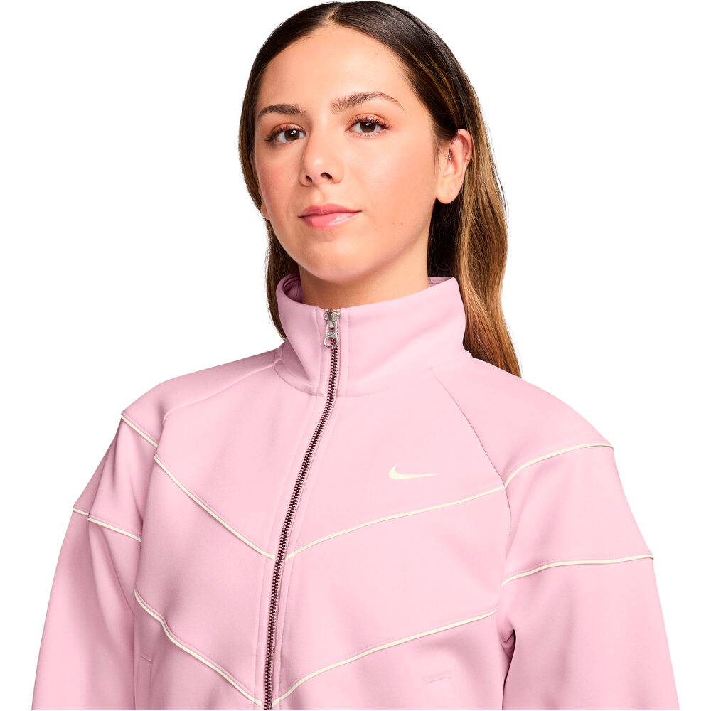 Nike chaquetas mujer W NSW NK WR POLY KNIT JKT vista detalle