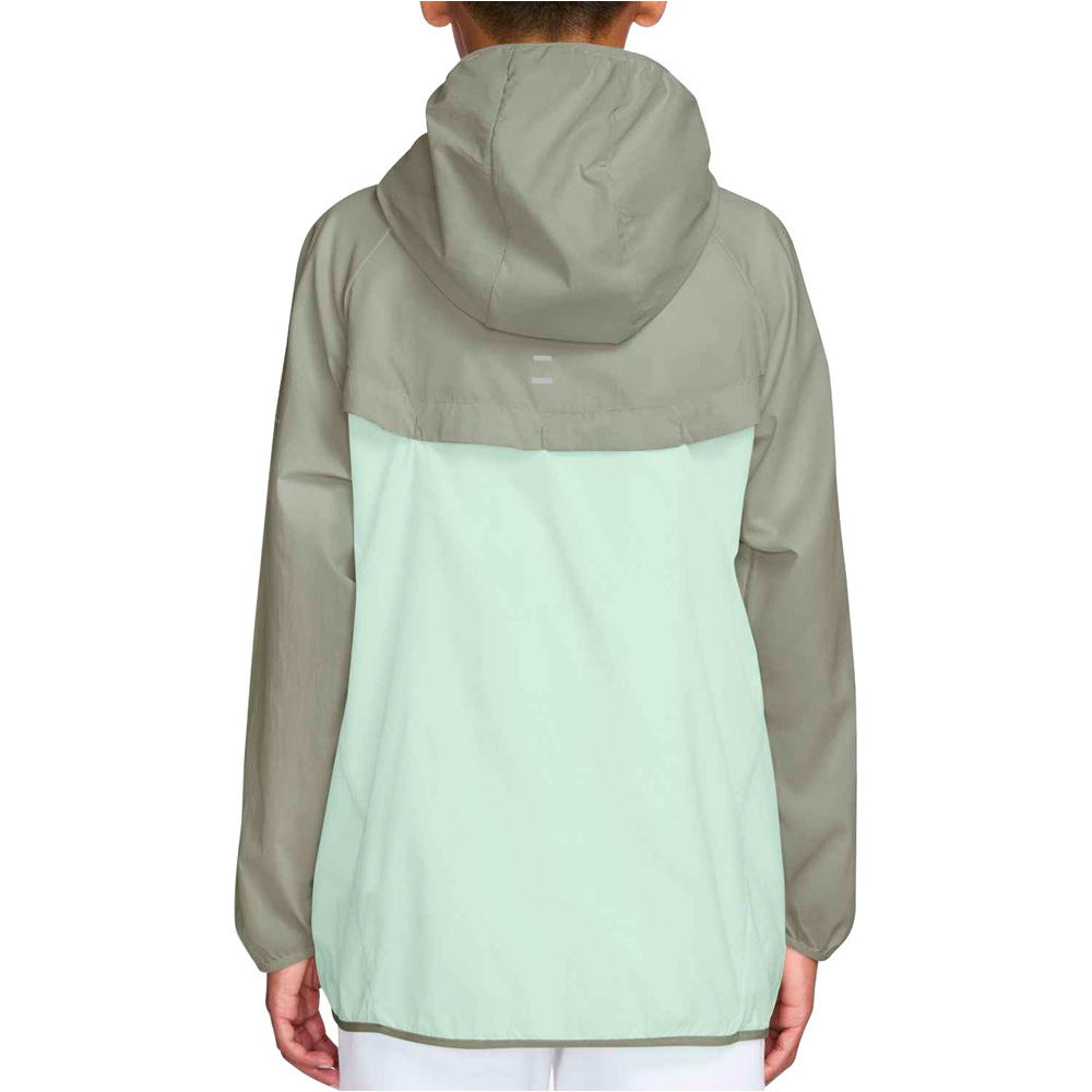 Nike chubasquero niño K NK REPEL STRIDE JACKET vista trasera