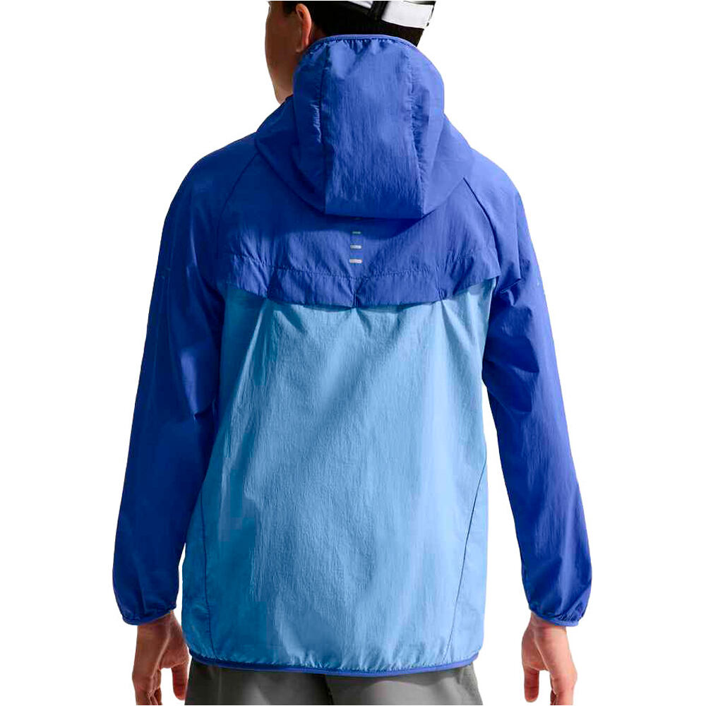 Nike chubasquero niño K NK REPEL STRIDE JACKET vista trasera