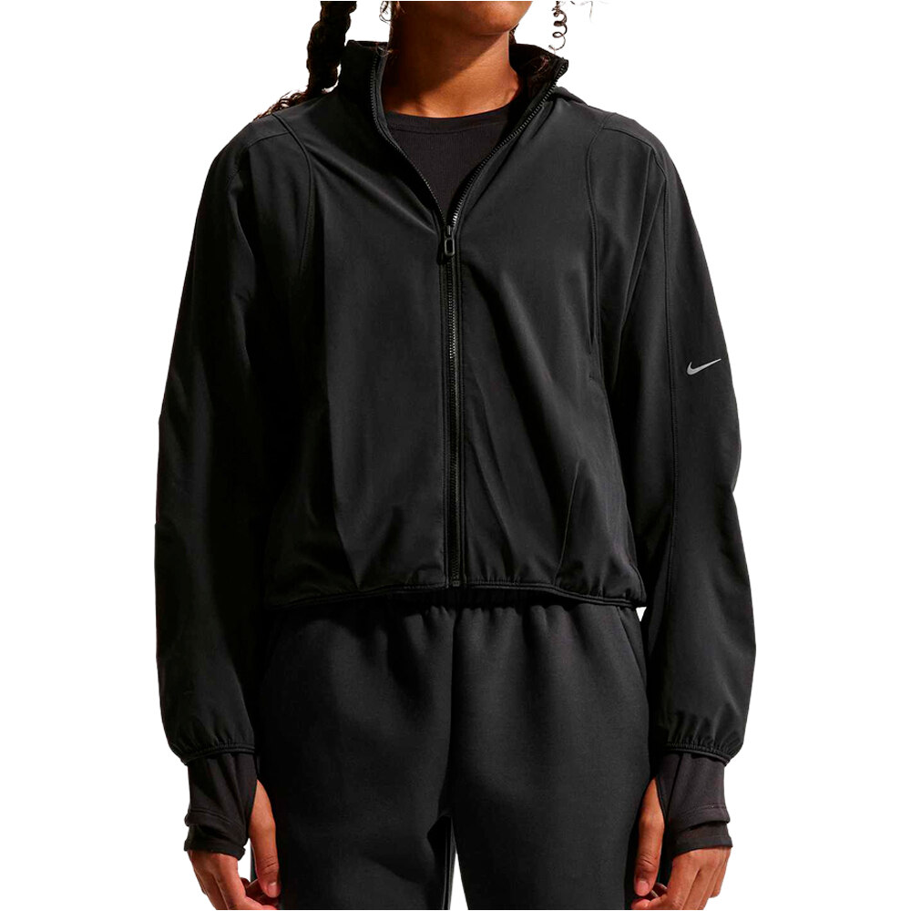 Nike chubasquero running niño G NK MAVN RPL UV RUN JKT vista frontal