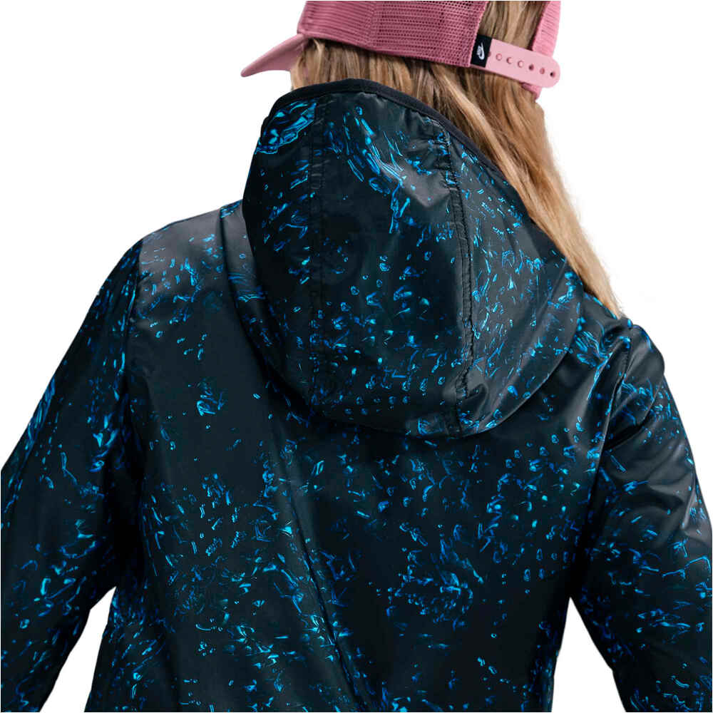 Nike chubasquero y chaquetones entrenamiento fútbol niño INTER BNSW AMPLIFY ANORAK WRGX vista trasera