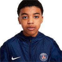 Nike chubasquero y chaquetones entrenamiento fútbol niño PSG 25 Y NK ACDPR HD RN JKT vista detalle