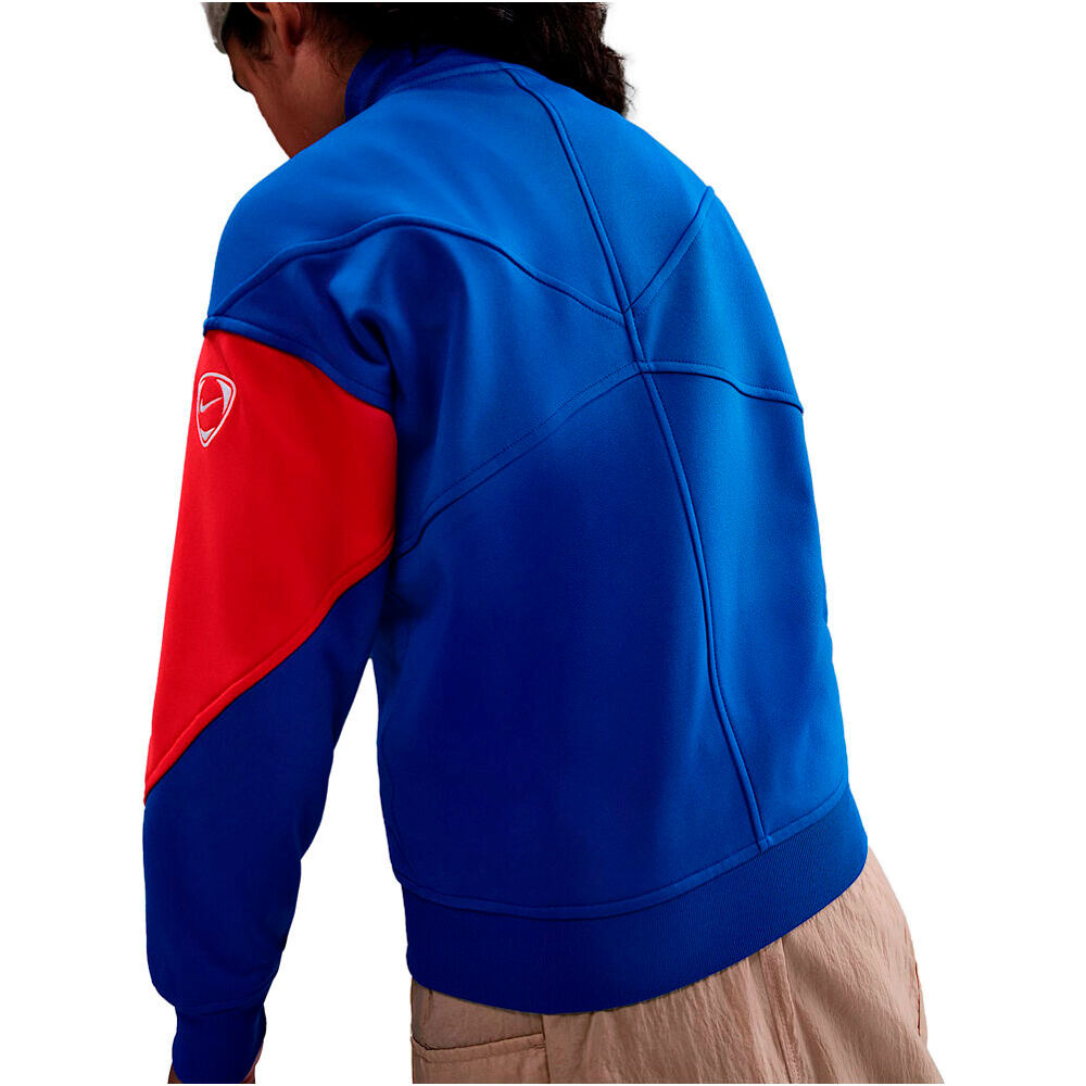 Nike chubasquero y chaquetones entrenamiento fútbol niño PSG YNK DF ACDPR ANTHMJKT K 3R vista trasera